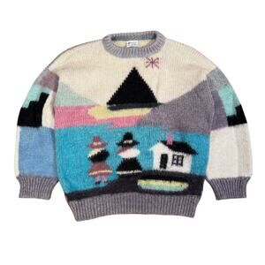 Vintage 80s Peru Alpaca Wool Sweater Women’s XS